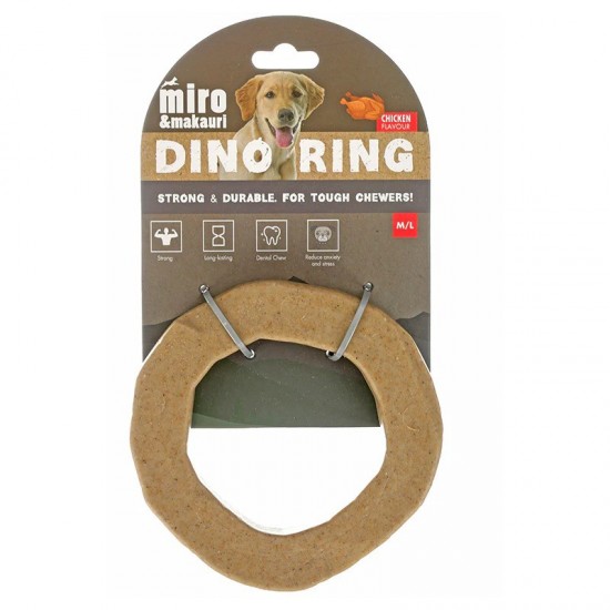 Miro & Makauri Tough Chewer Dino Ring Toy