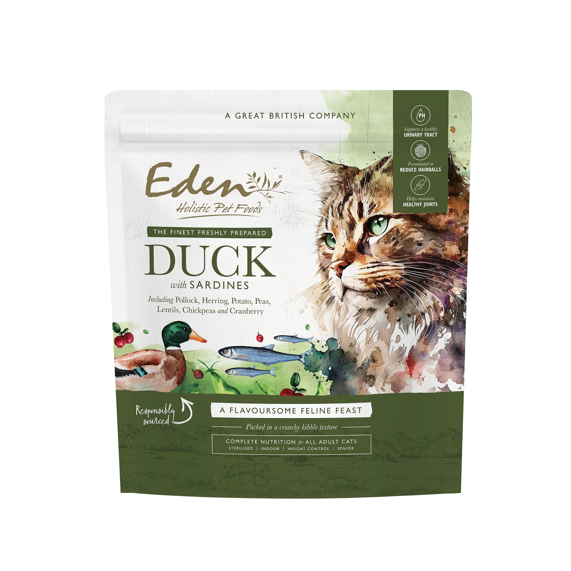 Eden Feline Feast Duck and Sardines Cotswold Pet Supplies Dog