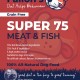 Super 75 Meat & Fish High Protein Dog Food New!