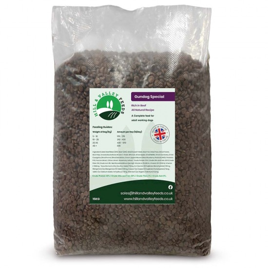 Hill&Valley Gundog Special 33 High Protein Beef