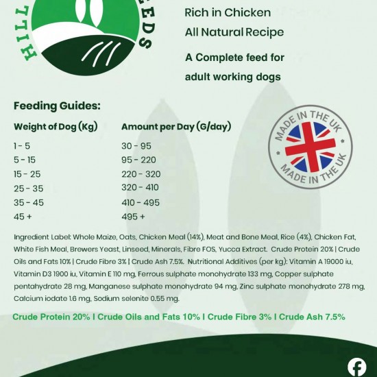 Hill&Valley Huntsman 20 Rich in Chicken